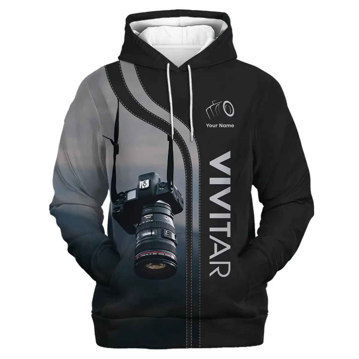 Personalized Gifts Custom Your Name Vivitar Photography Videography All Over Prints BL251024A1VVT - Hoodie - Image 2