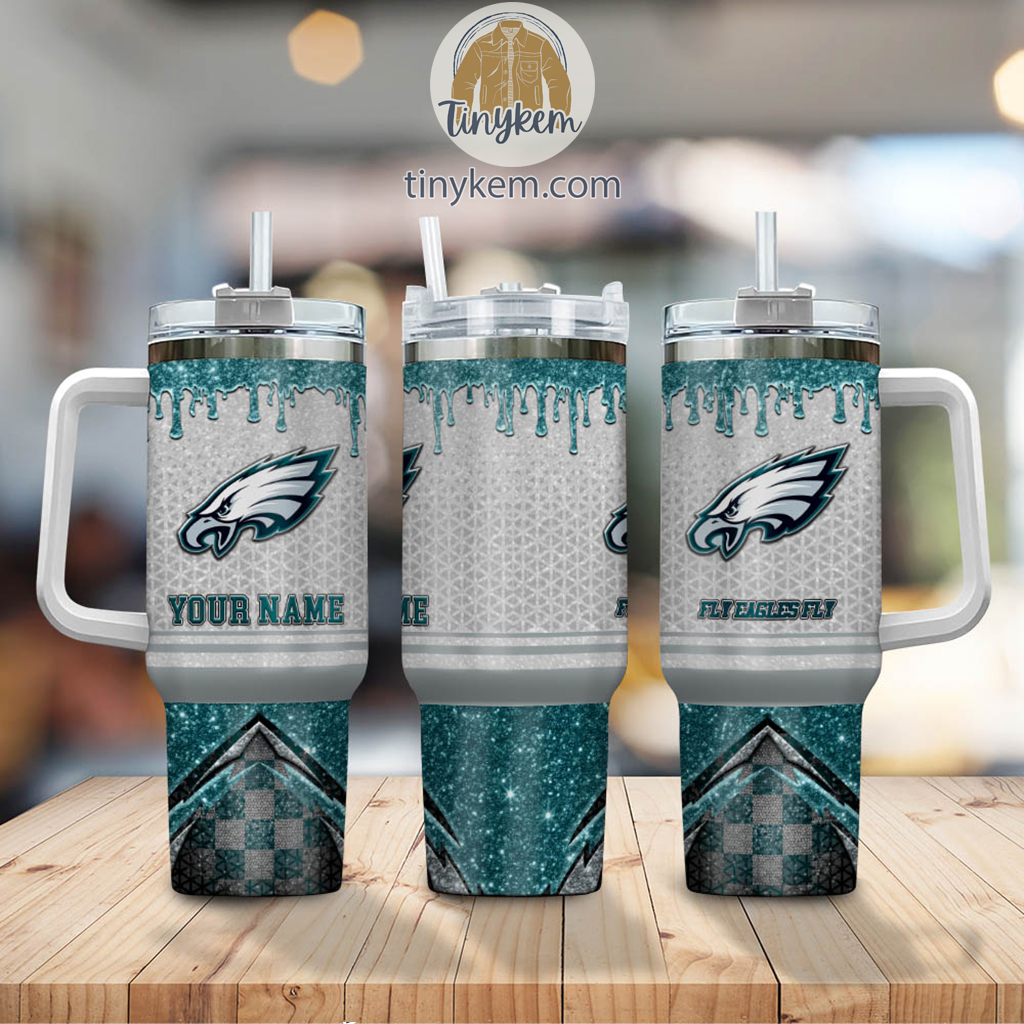 Customizable Football Fan Tumbler - Personalized Name & Design - Image 2