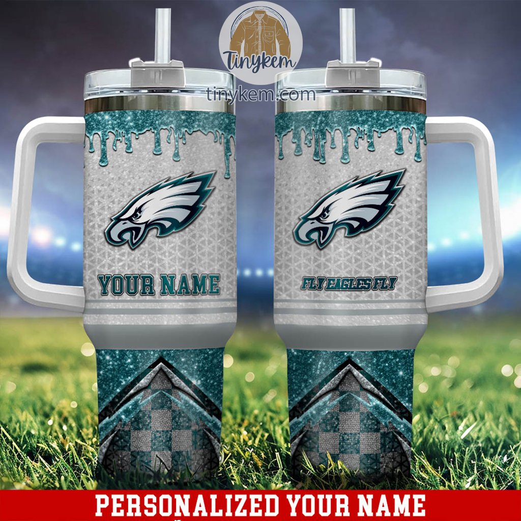 Customizable Football Fan Tumbler - Personalized Name & Design
