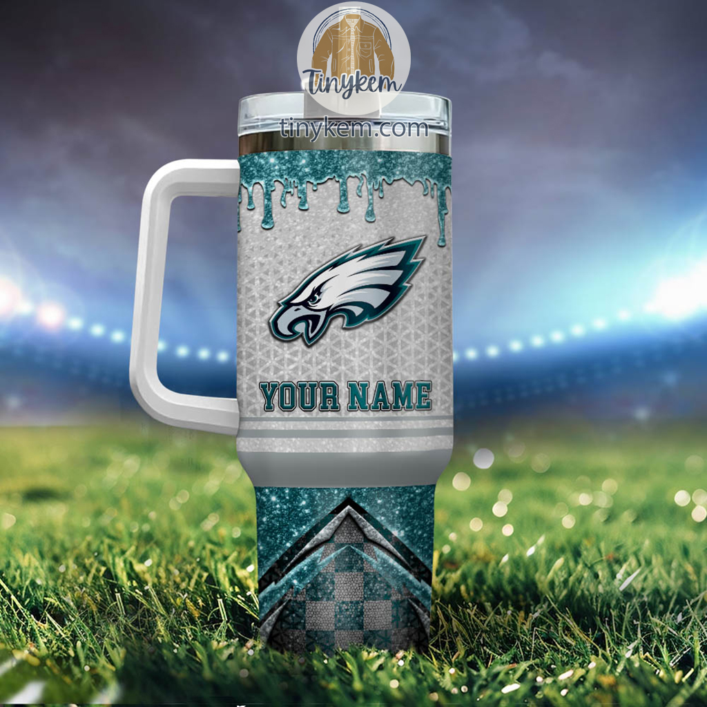 Customizable Football Fan Tumbler - Personalized Name & Design - Image 3