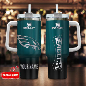 Customizable Stanley Tumbler with Handle - Personalized Sports Team Design