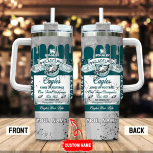 Customizable Philadelphia Eagles Tumbler - Personalized Fan Gift