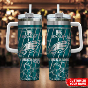 Customizable Stanley Sports Tumbler with Handle & Straw - Show Your Team Spirit!