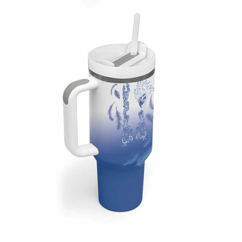 Philippines National Costume Style Custom Stanley Quencher 40oz Stainless Steel Tumbler With Handle - Threewoofs - Image 2