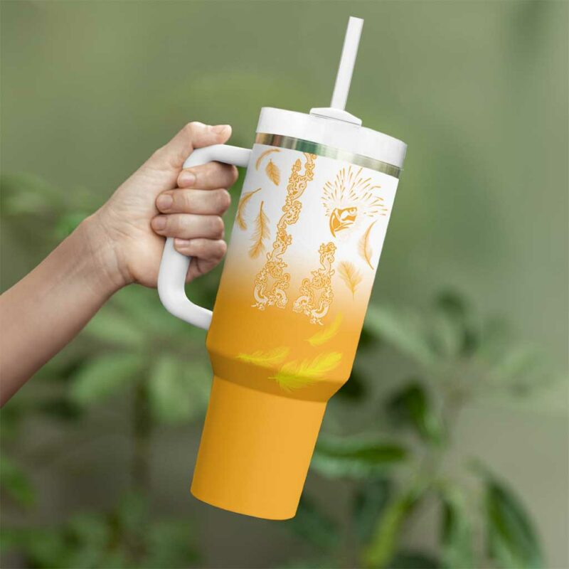 Philippines National Costume Style Custom Stanley Quencher 40oz Stainless Steel Tumbler With Handle - Threewoofs - Image 3