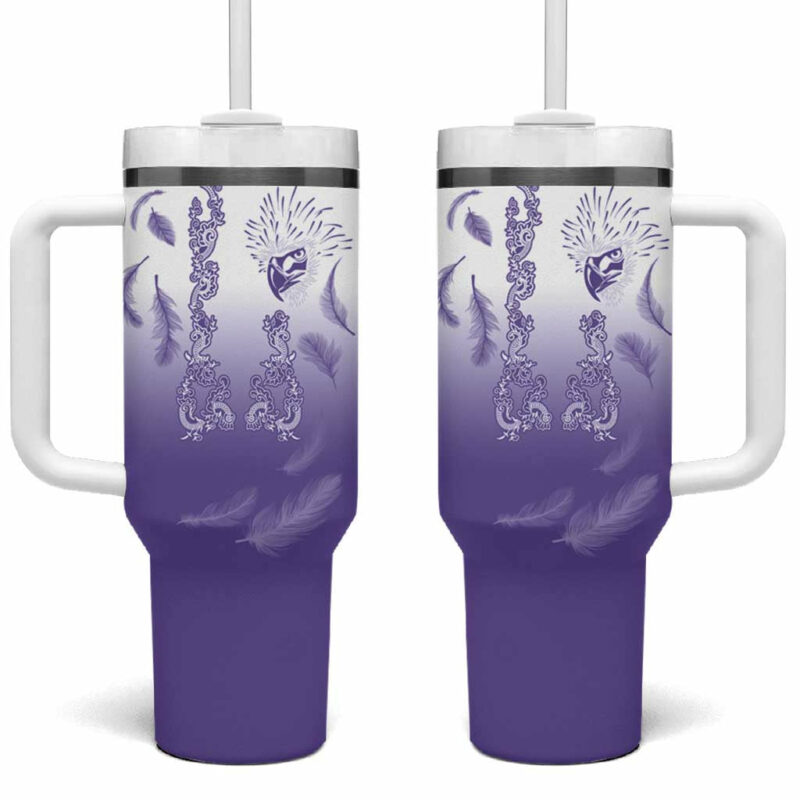 Philippines National Costume Style Custom Stanley Quencher 40oz Stainless Steel Tumbler With Handle - Threewoofs