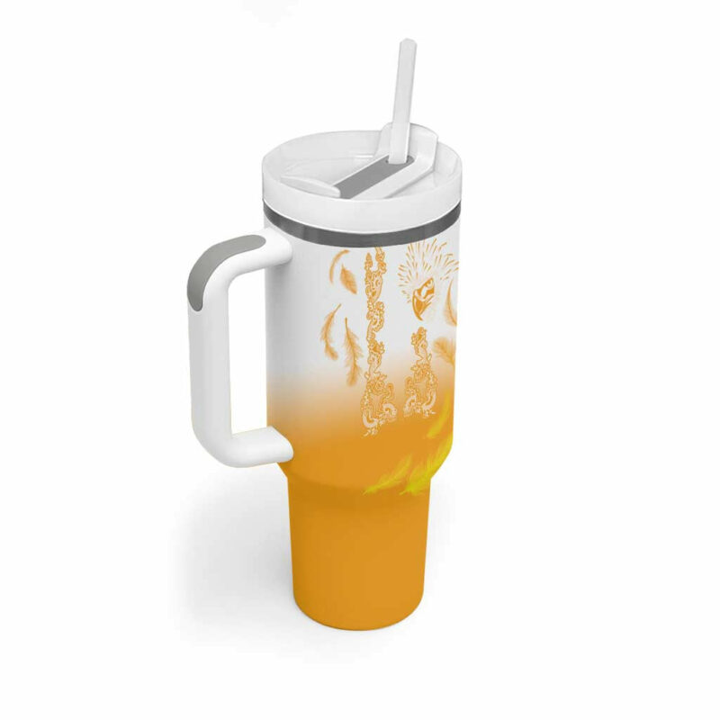 Philippines National Costume Style Custom Stanley Quencher 40oz Stainless Steel Tumbler With Handle - Threewoofs - Image 2