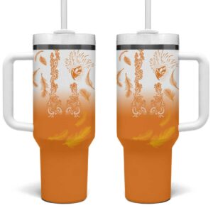 Philippines National Costume Style Custom Stanley Quencher 40oz Stainless Steel Tumbler With Handle - Threewoofs