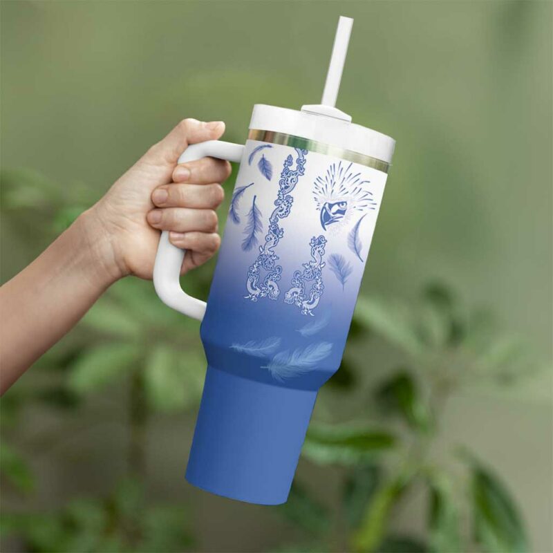 Philippines National Costume Style Custom Stanley Quencher 40oz Stainless Steel Tumbler With Handle - Threewoofs - Image 3