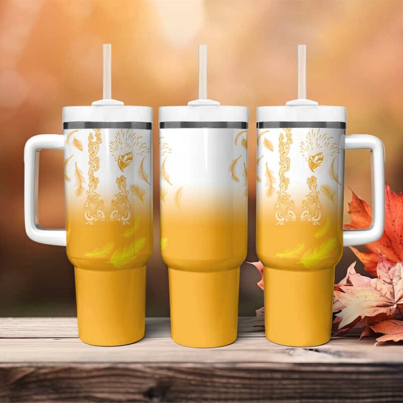 Philippines National Costume Style Custom Stanley Quencher 40oz Stainless Steel Tumbler With Handle - Threewoofs - Image 4
