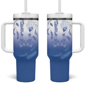 Philippines National Costume Style Custom Stanley Quencher 40oz Stainless Steel Tumbler With Handle - Threewoofs