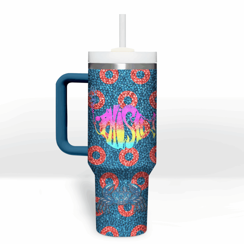 Phish Music Custom Stanley Quencher 40oz Stainless Steel Tumbler With Handle - Threewoofs - Image 2