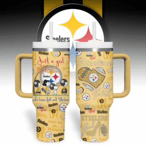 Steelers Fan Tumbler - Stylish, Durable & Perfect for Game Day