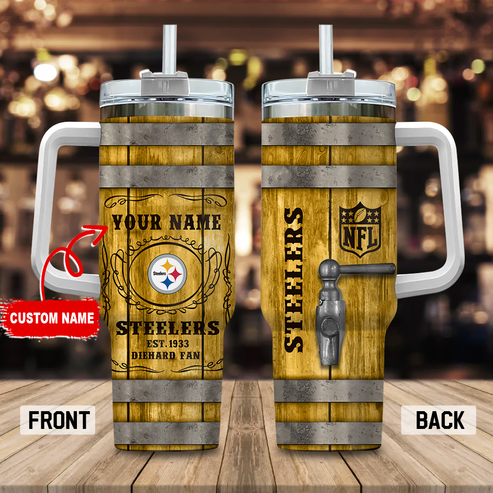 Custom NFL Team Barrel Mug with Name - Perfect Gift for Football Fans - Image 3