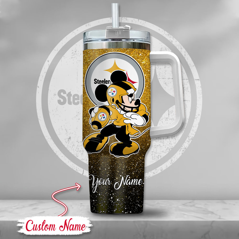 Customizable Fan Tumbler with Handle - Add Your Name - Image 2
