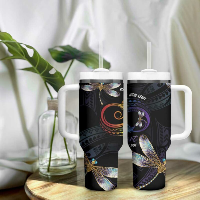 Polynesian Memorial Your Wings Were Ready But My Heart Was Not Custom Stanley Quencher 40oz Stainless Steel Tumbler With Handle - Threewoofs - Image 9
