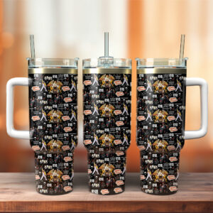 Queen Music Custom Stanley Quencher 40oz Stainless Steel Tumbler With Handle - Threewoofs