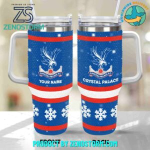 Rhinestone Bling Crystal Palace EPL Custom Stanley Quencher 40oz Stainless Steel Tumbler With Handle - Threewoofs