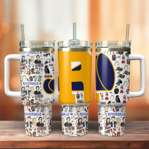 Riverdale TV Series Custom Stanley Quencher 40oz Stainless Steel Tumbler With Handle - Threewoofs