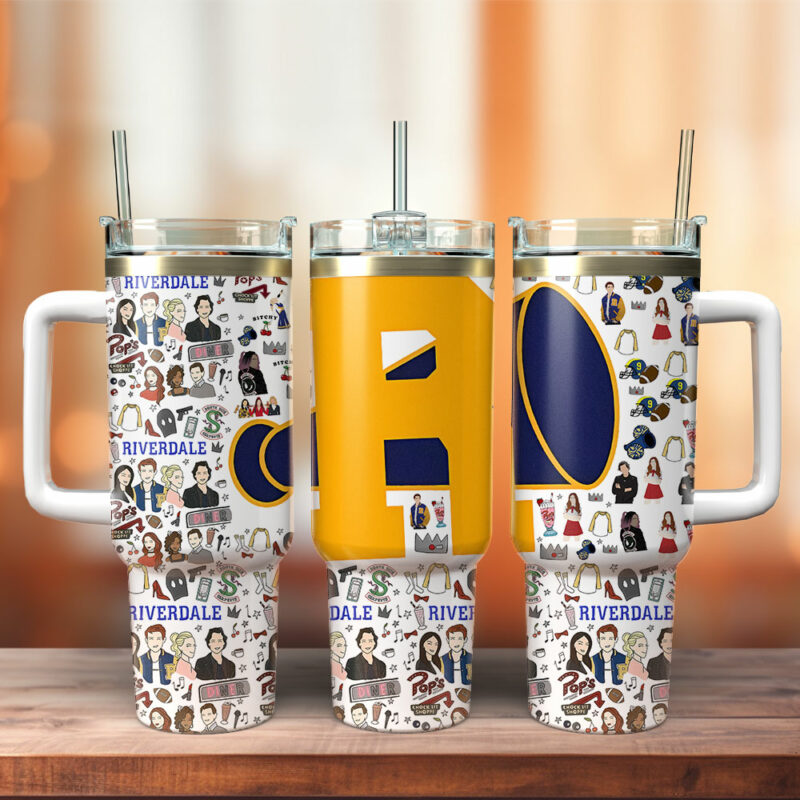 Riverdale TV Series Custom Stanley Quencher 40oz Stainless Steel Tumbler With Handle - Threewoofs