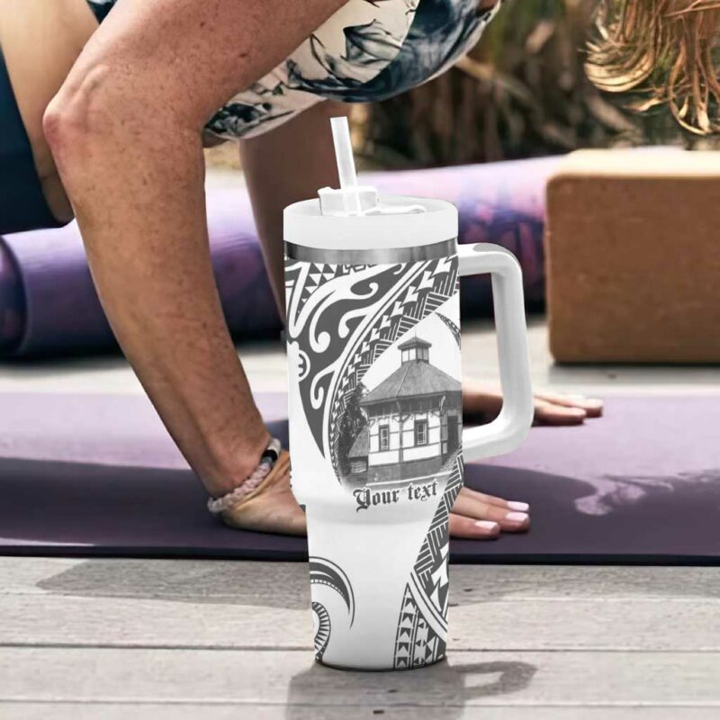 Samoa Mau Movement House Fa‚Äôa Samoa The Samoan Way Custom Stanley Quencher 40oz Stainless Steel Tumbler With Handle - Threewoofs - Image 6