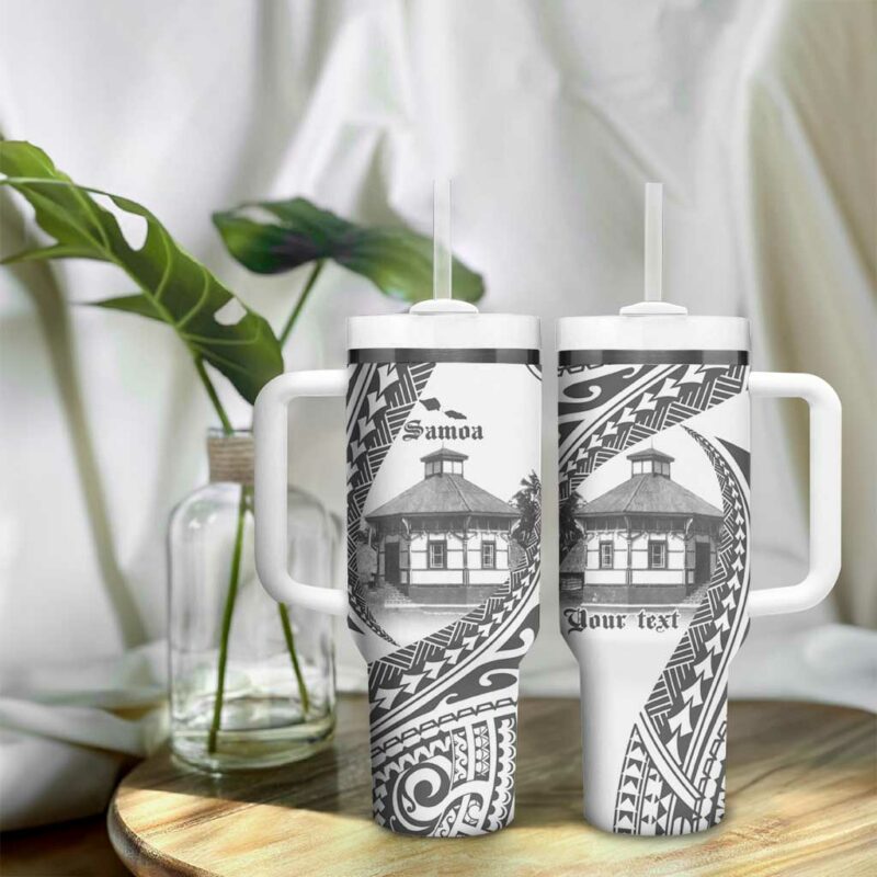Samoa Mau Movement House Fa‚Äôa Samoa The Samoan Way Custom Stanley Quencher 40oz Stainless Steel Tumbler With Handle - Threewoofs - Image 9