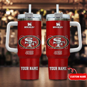 Personalized San Francisco 49ers Insulated Tumbler - Custom Name Gift