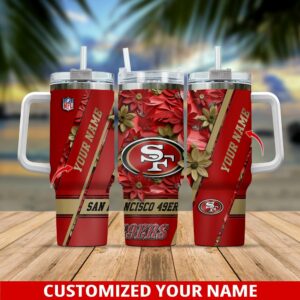 Personalized NFL Team Tumbler Mug - Custom Name & Design