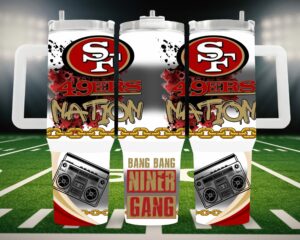 49ers Nation Tumbler - Show Your Team Pride with Every Sip!