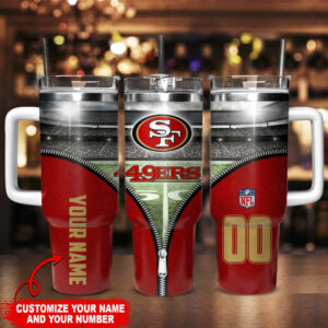 Customizable NFL Team Tumbler - Personalize with Your Name & Number