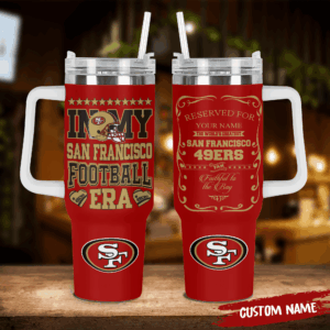 Custom San Francisco Football Era Travel Mug - Personalized Fan Gift