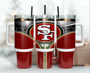 Ultimate Sports Fan Stainless Steel Tumbler with Handle & Straw