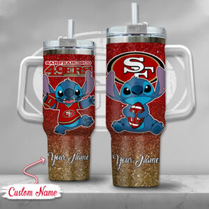 Custom San Francisco 49ers Tumbler with Cute Character Design - Personalized Gift