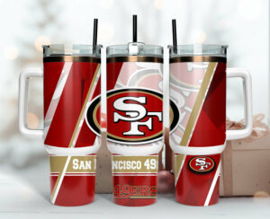 San Francisco 49ers Insulated Travel Mug - Perfect Gift for NFL Fans