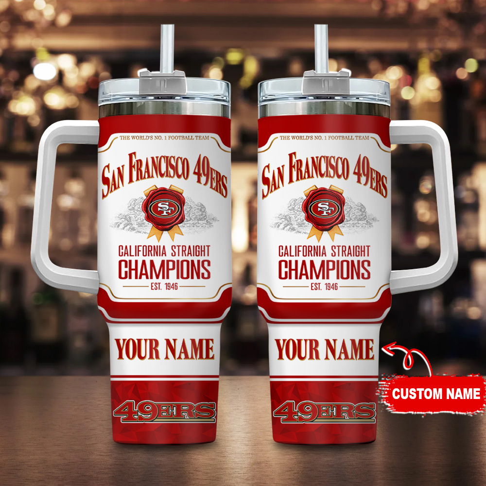 Personalized San Francisco 49ers Champion Mug with Custom Name