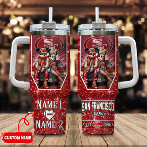 Personalized San Francisco Fans Tumbler - Custom Name Football Gift