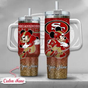 Custom San Francisco Football Tumbler with Iconic Character Design - Personalized Gift