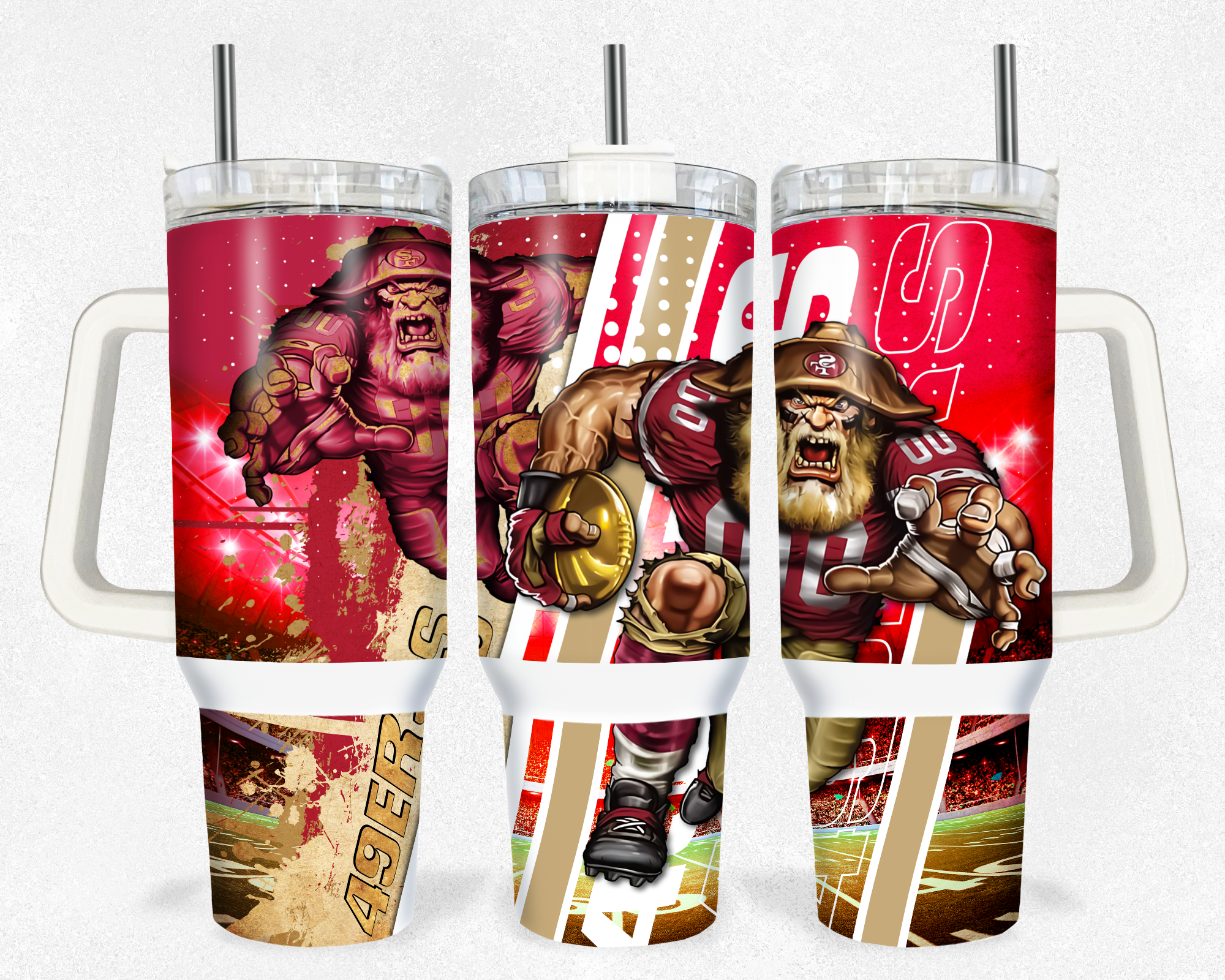 Ultimate Team Spirit Tumbler – NFL Inspired Beast Design Mug
