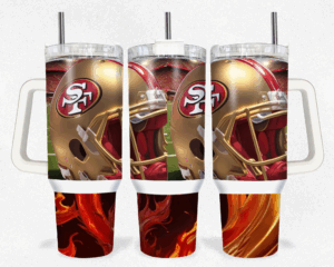 Ultimate Football Fan Mug - Double-Walled Insulated Tumbler with Straw