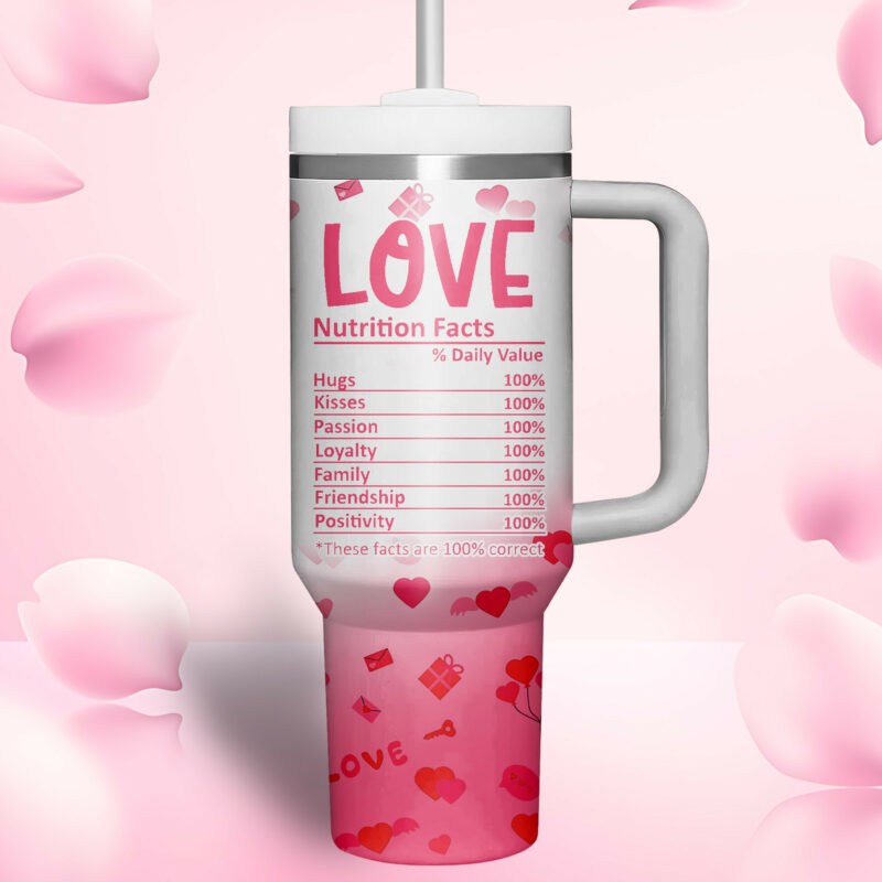 Scooby-Doo Cartoon Valentine Custom Stanley Quencher 40oz Stainless Steel Tumbler With Handle - Threewoofs - Image 3