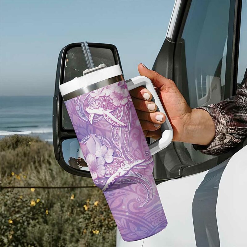 Sea Turtle Love Give Us A Fairytale Custom Stanley Quencher 40oz Stainless Steel Tumbler With Handle - Threewoofs - Image 7