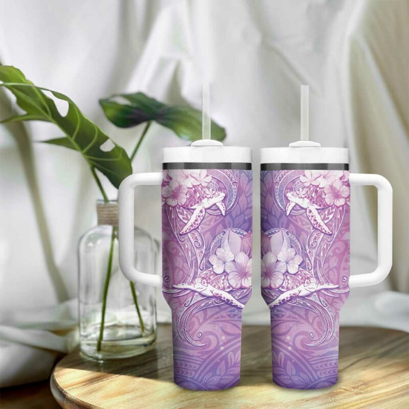 Sea Turtle Love Give Us A Fairytale Custom Stanley Quencher 40oz Stainless Steel Tumbler With Handle - Threewoofs - Image 9