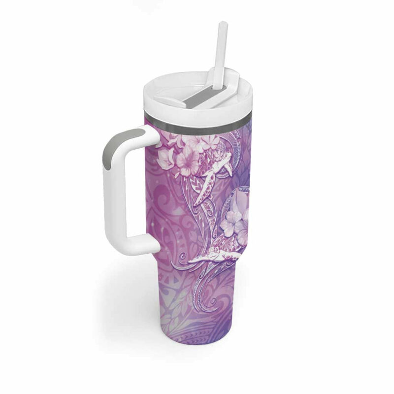 Sea Turtle Love Give Us A Fairytale Custom Stanley Quencher 40oz Stainless Steel Tumbler With Handle - Threewoofs - Image 2