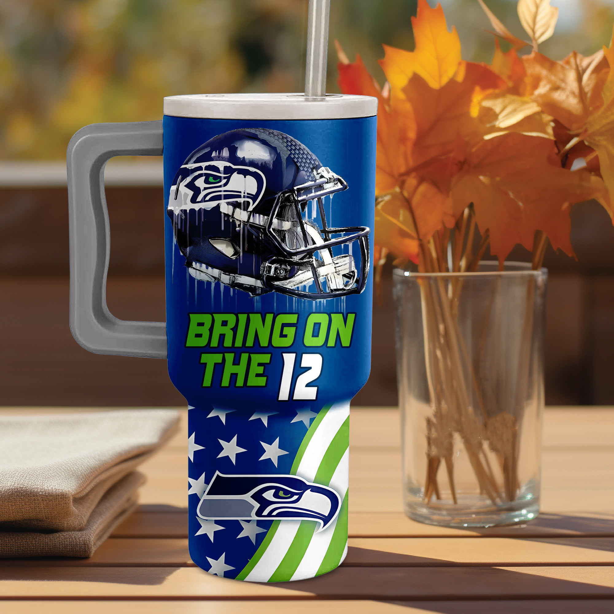Seattle Seahawks Fan Mug - Show Your Team Spirit with Every Sip! - Image 3