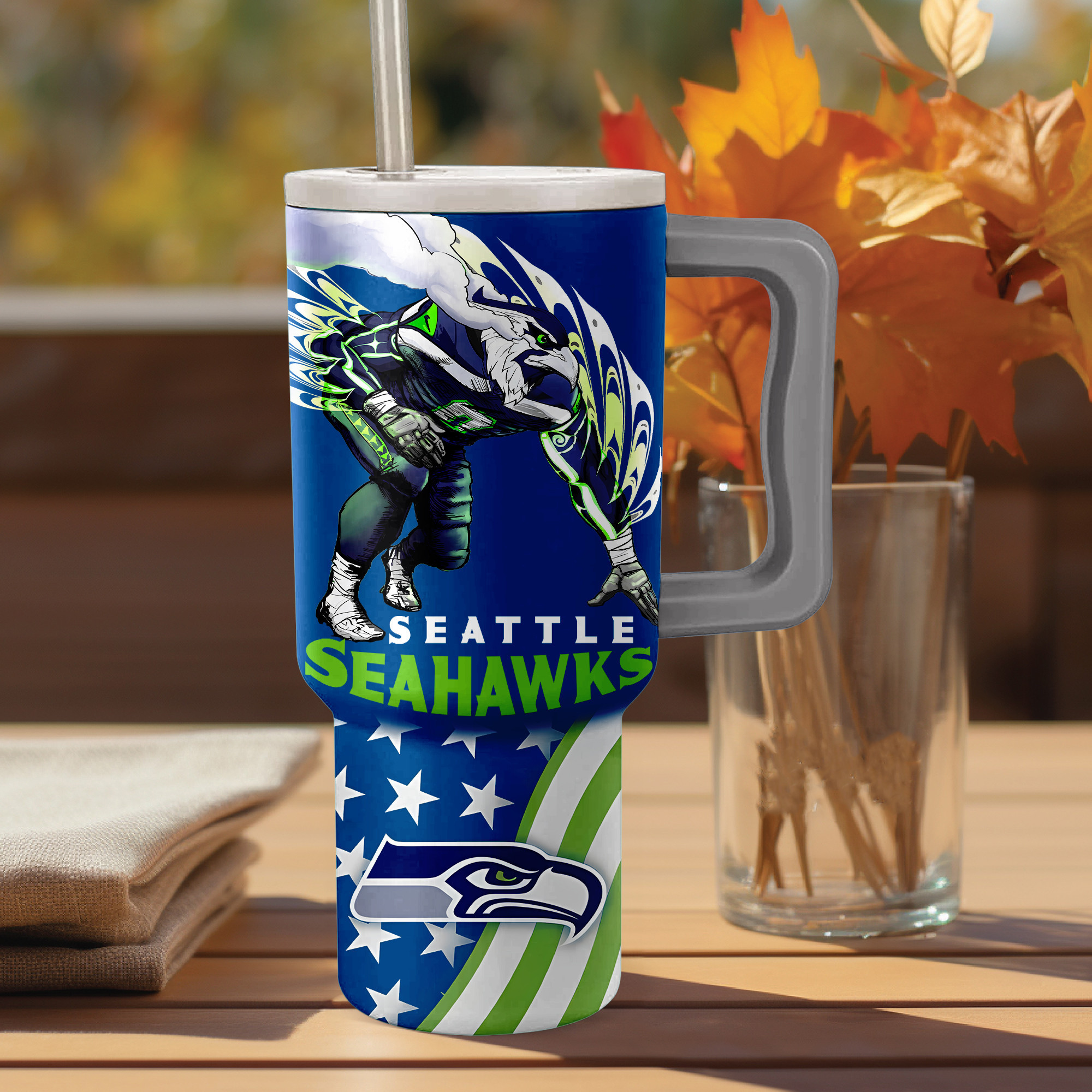 Seattle Seahawks Fan Mug - Show Your Team Spirit with Every Sip! - Image 2