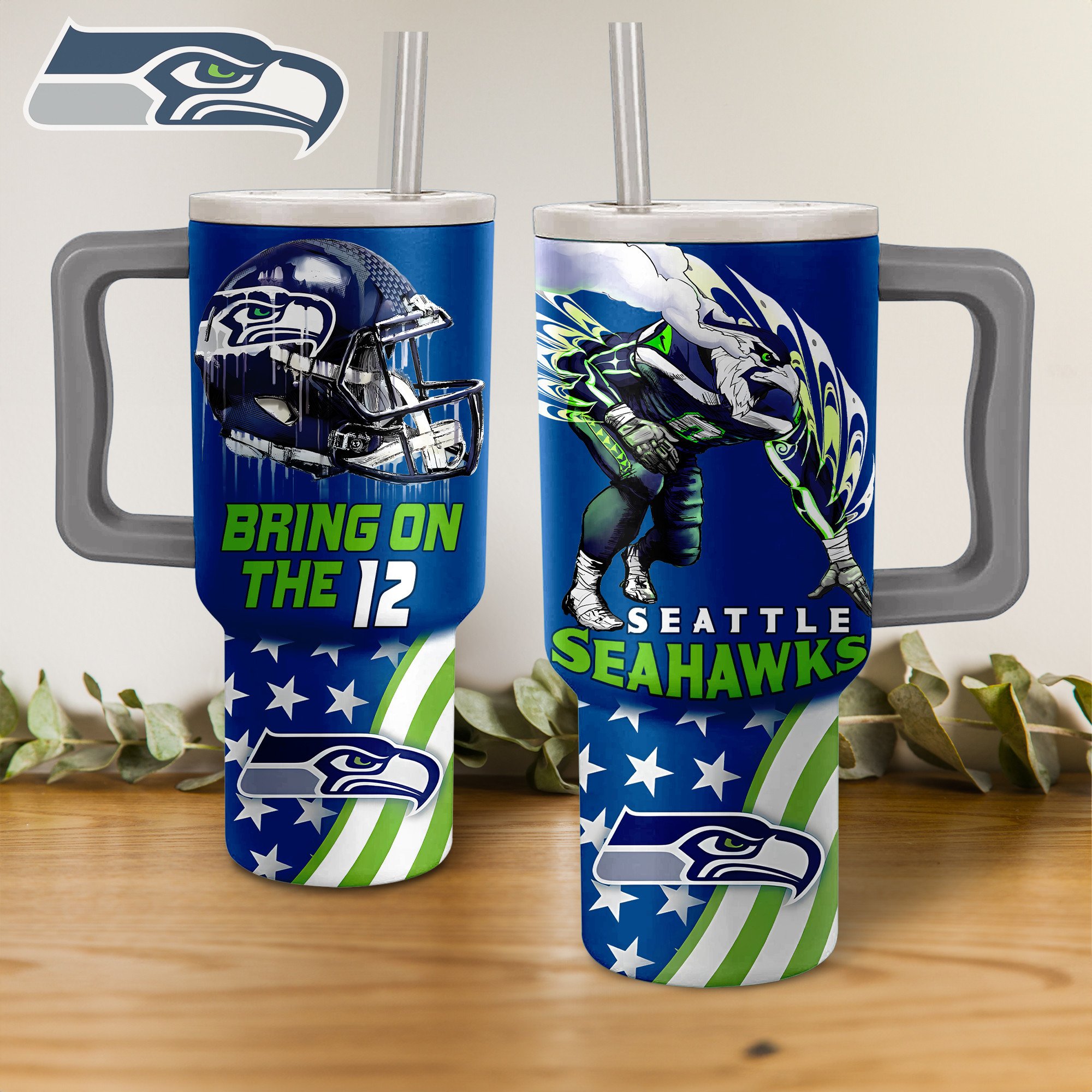 Seattle Seahawks Fan Mug - Show Your Team Spirit with Every Sip!