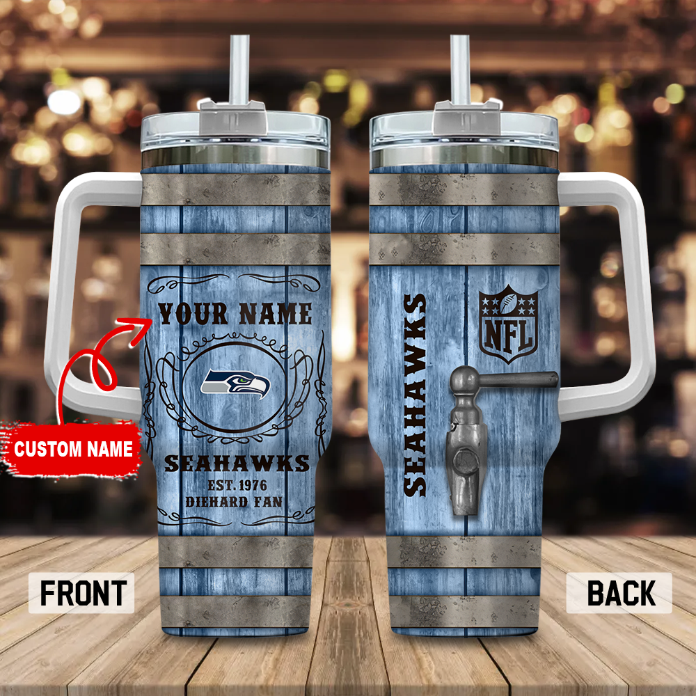 Custom Engraved NFL Team Beer Mug with Tap - Personalized Gift for Football Fans - Image 3