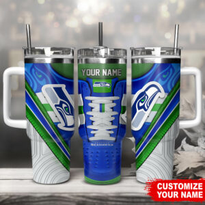 Custom Name NFL Team Tumbler - Personalized Football Fan Gift