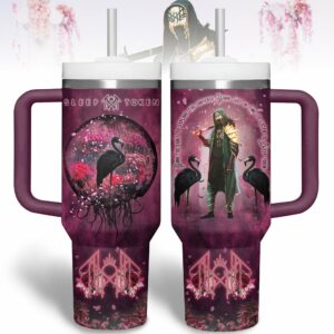 Sleep Token Music Custom Stanley Quencher 40oz Stainless Steel Tumbler With Handle - Threewoofs