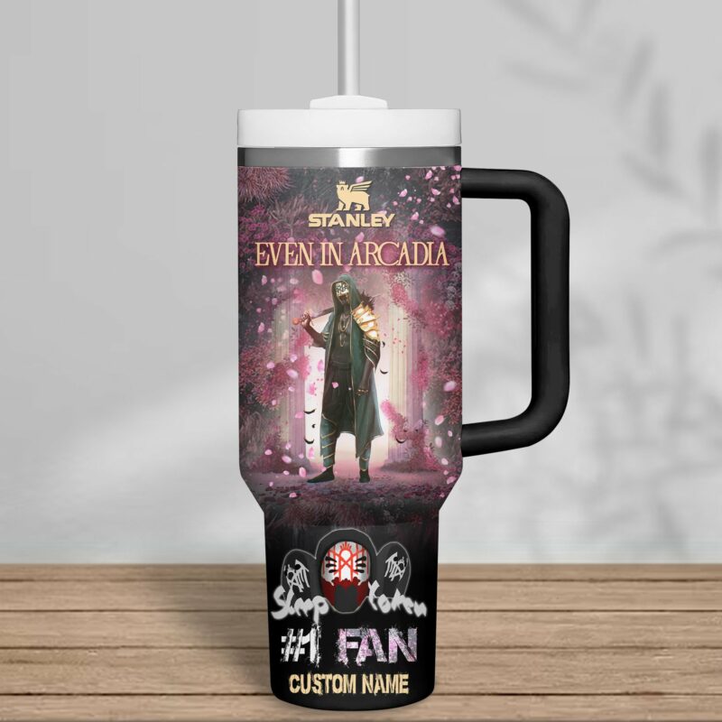 Sleep Token Music Custom Stanley Quencher 40oz Stainless Steel Tumbler With Handle - Threewoofs - Image 4